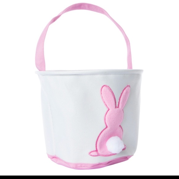 Easter Bunny Basket Bags for Boys Girls, Rabbit Bucket Tote 9”buy 2 get 1 free - Picture 3 of 6